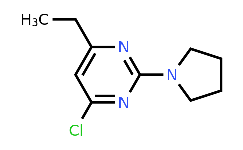 901586-62-7 | 4-Chloro-6-ethyl-2-(pyrrolidin-1-yl)pyrimidine
