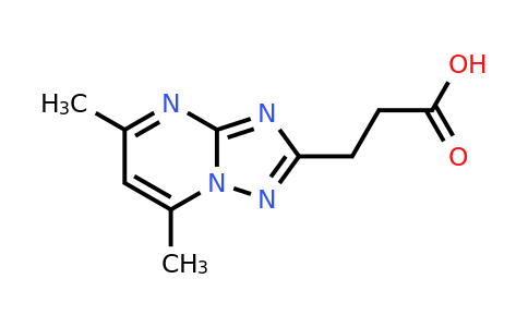 901735-11-3 | 3-(5,7-Dimethyl-[1,2,4]triazolo[1,5-a]pyrimidin-2-yl)propanoic acid