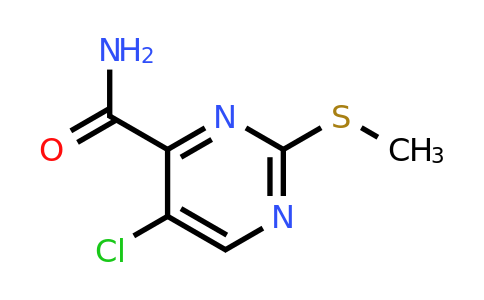 902243-56-5 | 5-Chloro-2-(methylthio)pyrimidine-4-carboxamide