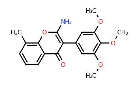 903205-78-7 | 2-Amino-8-methyl-3-(3,4,5-trimethoxyphenyl)-4H-chromen-4-one