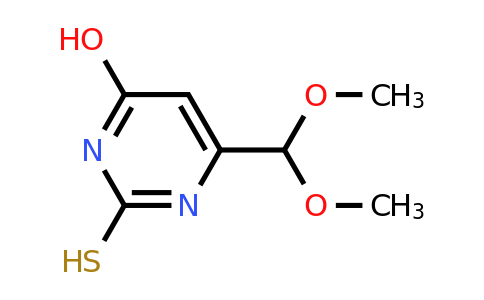 90370-38-0 | 6-(Dimethoxymethyl)-2-mercaptopyrimidin-4-ol