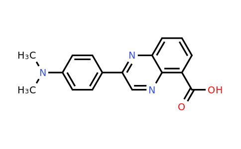 904815-26-5 | 2-(4-(Dimethylamino)phenyl)quinoxaline-5-carboxylic acid
