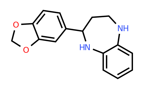 904815-53-8 | 2-(2H-1,3-benzodioxol-5-yl)-2,3,4,5-tetrahydro-1h-1,5-benzodiazepine