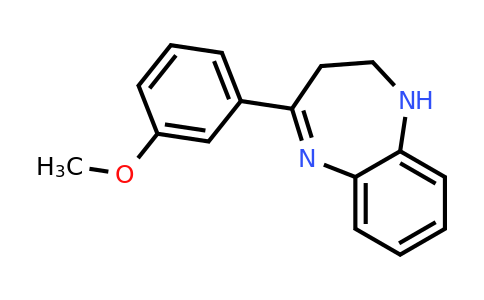 904815-64-1 | 4-(3-Methoxyphenyl)-2,3-dihydro-1h-1,5-benzodiazepine