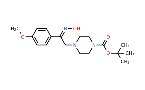 904815-72-1 | tert-Butyl 4-[(2z)-2-(hydroxyimino)-2-(4-methoxyphenyl)ethyl]piperazine-1-carboxylate