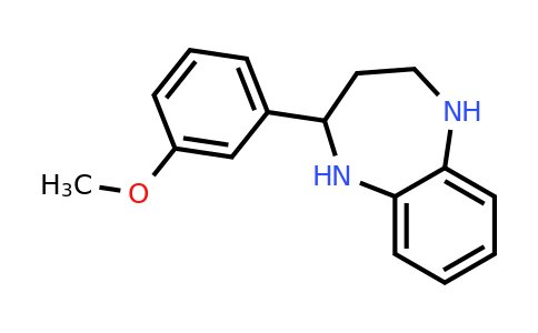 904815-76-5 | 2-(3-Methoxyphenyl)-2,3,4,5-tetrahydro-1h-1,5-benzodiazepine