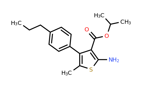 905011-49-6 | Isopropyl 2-amino-5-methyl-4-(4-propylphenyl)thiophene-3-carboxylate