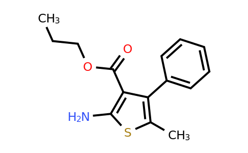 905011-61-2 | Propyl 2-amino-5-methyl-4-phenylthiophene-3-carboxylate