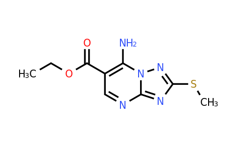 90559-98-1 | Ethyl 7-amino-2-(methylthio)-[1,2,4]triazolo[1,5-a]pyrimidine-6-carboxylate