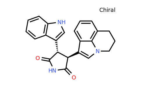 905854-03-7 | (3S,4S)-3-(5,6-Dihydro-4H-pyrrolo[3,2,1-ij]quinolin-1-yl)-4-(1H-indol-3-yl)pyrrolidine-2,5-dione