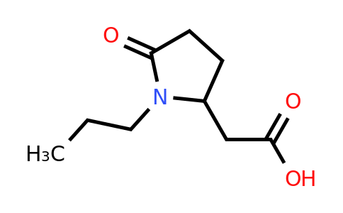 90609-03-3 | 2-(5-oxo-1-propylpyrrolidin-2-yl)acetic acid