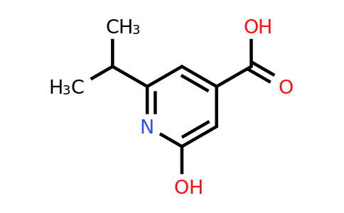 90610-30-3 | 2-hydroxy-6-(propan-2-yl)pyridine-4-carboxylic acid