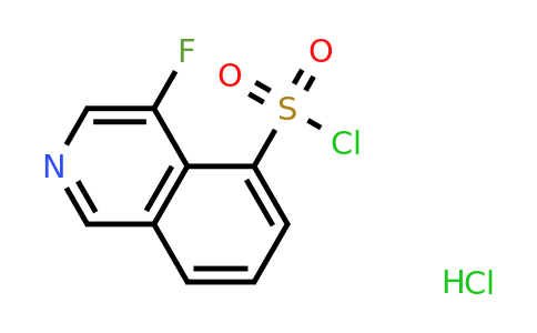 906820-08-4 | 4-Fluoroisoquinoline-5-sulfonyl chloride hydrochloride