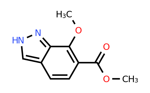 907190-29-8 | 7-Methoxy-1H-indazole-6-carboxylic acid methyl ester