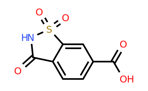 90779-46-7 | 3-Oxo-2,3-dihydrobenzo[d]isothiazole-6-carboxylic acid 1,1-dioxide