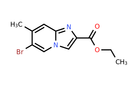 907945-87-3 | Ethyl 6-bromo-7-methylimidazo[1,2-a]pyridine-2-carboxylate