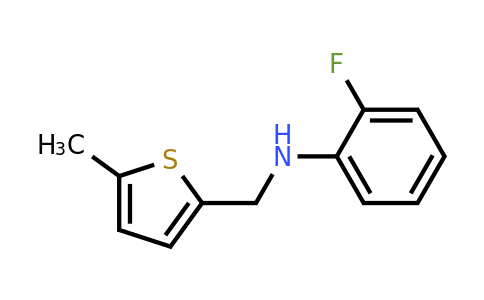 908146-99-6 | 2-Fluoro-N-((5-methylthiophen-2-yl)methyl)aniline