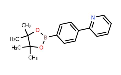 908350-80-1 | 2-(4-(4,4,5,5-Tetramethyl-1,3,2-dioxaborolan-2-yl)phenyl)pyridine