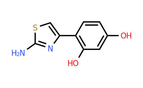 90850-44-5 | 4-(2-Amino-1,3-thiazol-4-yl)benzene-1,3-diol