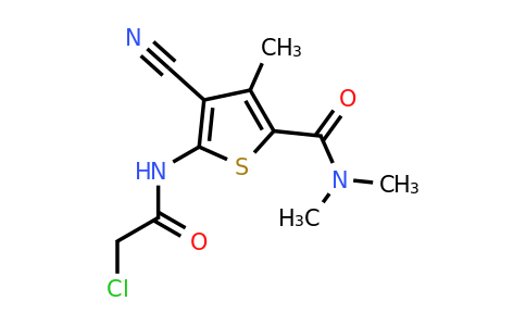 908509-58-0 | 5-(2-Chloroacetamido)-4-cyano-N,N,3-trimethylthiophene-2-carboxamide