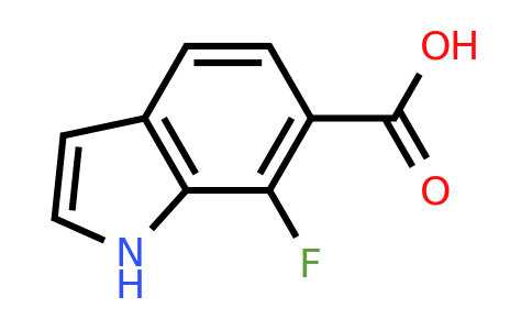 908600-75-9 | 7-Fluoro-1h-indole-6-carboxylic acid