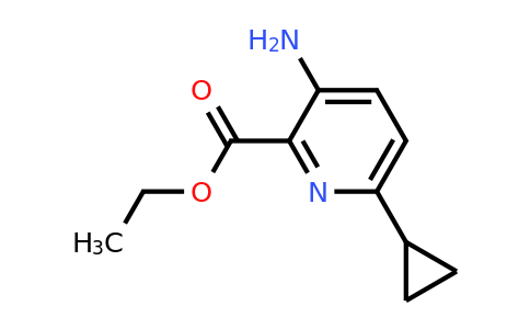 908833-43-2 | Ethyl 3-amino-6-cyclopropylpicolinate