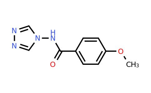 90916-77-1 | 4-Methoxy-N-(4H-1,2,4-triazol-4-yl)benzamide