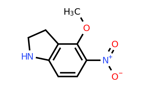 909556-12-3 | 4-Methoxy-5-nitro-indoline