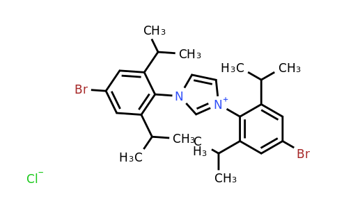 909898-73-3 | 1,3-Bis(4-bromo-2,6-diisopropylphenyl)-1H-imidazol-3-ium chloride