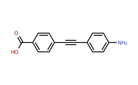 910467-92-4 | 4-((4-Aminophenyl)ethynyl)benzoic acid