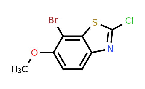 911056-05-8 | 7-Bromo-2-chloro-6-methoxybenzo[d]thiazole