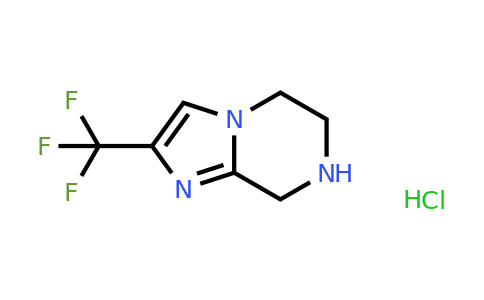 911064-58-9 | 2-(Trifluoromethyl)-5,6,7,8-tetrahydroimidazo[1,2-a]pyrazine hydrochloride