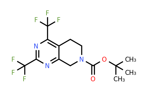 911636-87-8 | tert-Butyl 2,4-bis(trifluoromethyl)-5H,6H,7H,8H-pyrido[3,4-d]pyrimidine-7-carboxylate