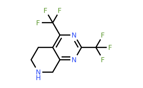 911784-15-1 | 2,4-Bis(trifluoromethyl)-5,6,7,8-tetrahydropyrido[3,4-d]pyrimidine