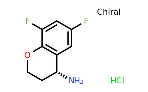 911826-06-7 | (4r)-6,8-Difluoro-3,4-dihydro-2h-1-benzopyran-4-amine hydrochloride