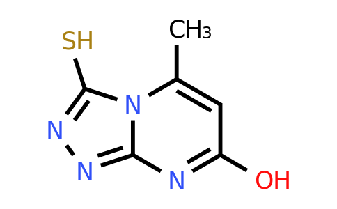 91184-07-5 | 3-Mercapto-5-methyl-[1,2,4]triazolo[4,3-a]pyrimidin-7-ol