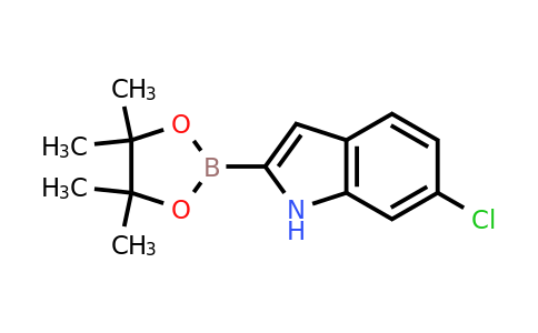 912331-84-1 | 6-Chloro-2-(4,4,5,5-tetramethyl-1,3,2-dioxaborolan-2-yl)-1H-indole