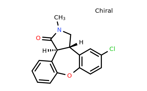912356-08-2 | rel-(3aR,12bR)-5-Chloro-2,3,3a,12b-tetrahydro-2-methyl-1H-dibenz[2,3:6,7]oxepino[4,5-c]pyrrol-1-one