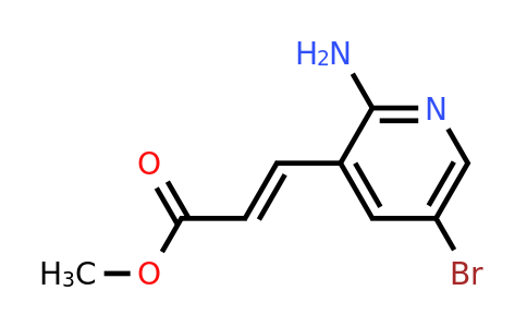 Methyl 3-(2-amino-5-bromopyridin-3-yl)acrylate