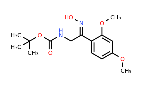 tert-Butyl N-[(2z)-2-(2,4-dimethoxyphenyl)-2-(hydroxyimino)ethyl]carbamate