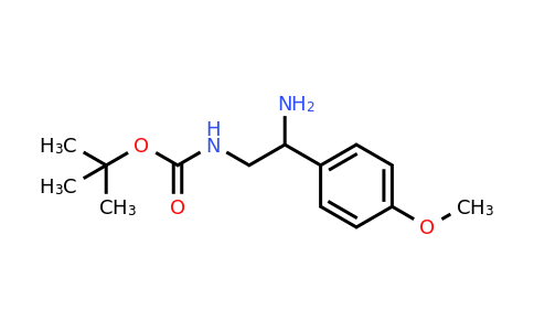 912762-82-4 | tert-Butyl N-[2-amino-2-(4-methoxyphenyl)ethyl]carbamate