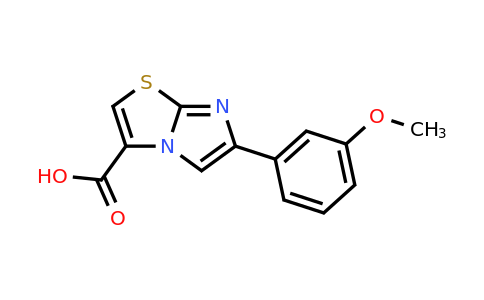 6-(3-Methoxyphenyl)imidazo[2,1-b]thiazole-3-carboxylic acid