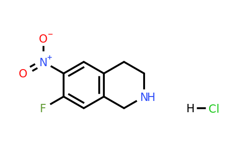 912846-66-3 | 7-Fluoro-6-nitro-1,2,3,4-tetrahydroisoquinoline hydrochloride