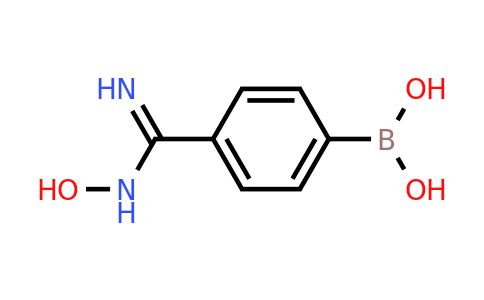 (4-(N'-Hydroxycarbamimidoyl)phenyl)boronic acid