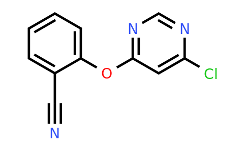 913846-53-4 | 2-((6-Chloropyrimidin-4-yl)oxy)benzonitrile