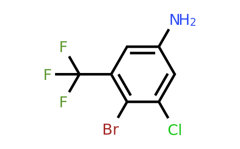 4-Bromo-3-chloro-5-(trifluoromethyl)aniline