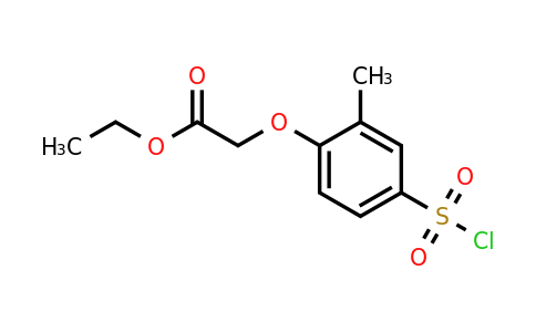 91427-62-2 | Ethyl 2-(4-(chlorosulfonyl)-2-methylphenoxy)acetate