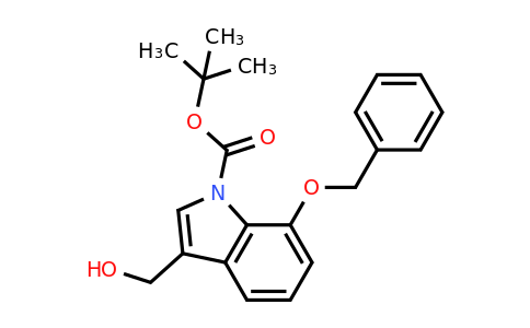 914349-16-9 | Tert-butyl 7-(benzyloxy)-3-(hydroxymethyl)-1H-indole-1-carboxylate