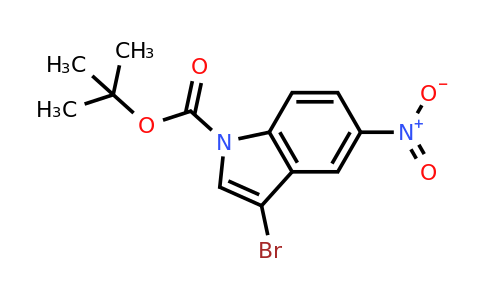 914349-31-8 | tert-Butyl 3-bromo-5-nitro-1H-indole-1-carboxylate