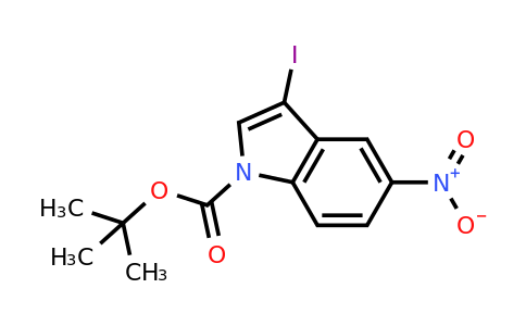 914349-32-9 | tert-Butyl 3-iodo-5-nitro-1H-indole-1-carboxylate